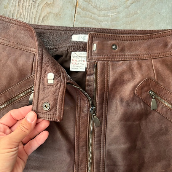 MaxMara buttery soft leather pencil skirt | size US 10 - Picture 2 of 6